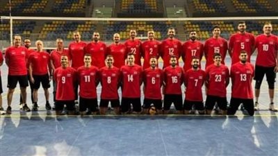 استعدادات قوية لمنتخب رجال الطائرة قبل بطولة كأس التحدي