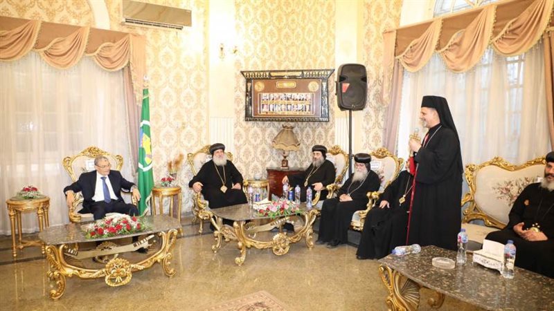 محافظ المنيا يستقبل