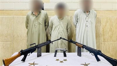 ضبط 3 عناصر إجرامية بالشرقية بحوزتهم أسلحة نارية وذخائر بدون ترخيص