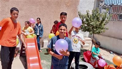 بالصور.. إقبال على الألعاب الترفيهية والأنشطة في ثالث أيام العيد بمراكز شباب الغربية