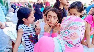 فتيات ريحانة بكفر الشيخ يشاركن في الاحتفال بمبادرة 