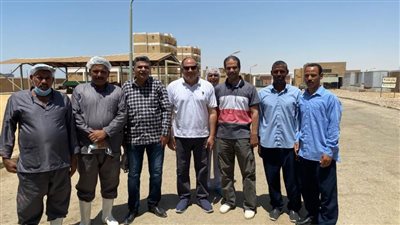 رئيس مركز البحوث الزراعية يتفقد مشروع إنتاج البيض بالفيوم