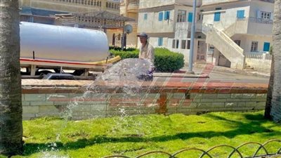 رفع كفاءة منظومة النظافة والتجميل والإنارة العامة بمصيف بلطيم