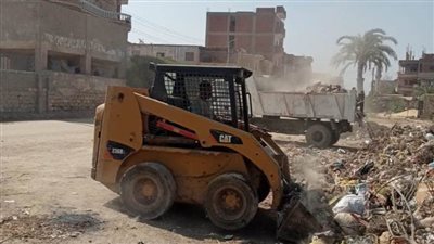  حملات مكثفة للنظافة وإزالة التعديات على الأراضى الزراعية ببنى سويف