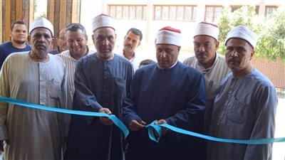 افتتاح مسجد فى مركز بسيون بالغربية بعد تجديده