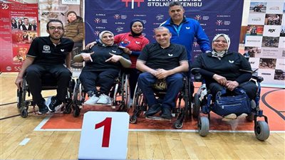 مصر تحصد 4 ميداليات في بطولة التشيك الدولية لتنس الطاولة البارالمبي 