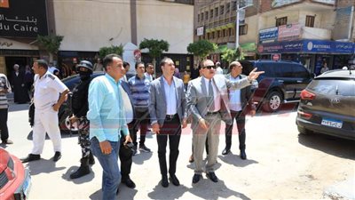 نورالدين: يتفقد أعمال الرصف بشارع الدستور بعاصمة كفر الشيخ
