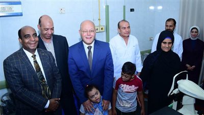 حملة للكشف عن القرنية المخروطية لأطفال متلازمة داون بمستشفي سوهاج الجامعي