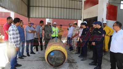 محاكاة لمواجهة تسرب الكلور من محطة مياه كفر الشيخ