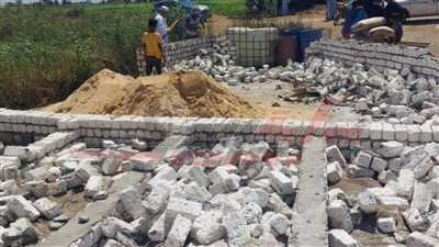 كفر الشيخ تزيل التعديات الزراعية ومخالفات البناء