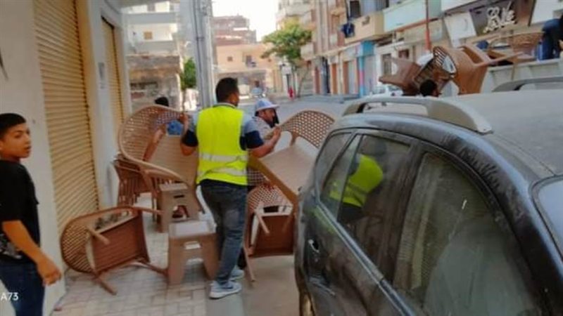 حملة لإزالة الاشغالات