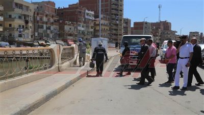 نورالدين: يتفقد عددًا من شوارع عاصمة كفر الشيخ 