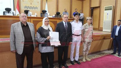 تكريم عدد من المتميزين بكفر الشيخ في المجلس التنفيذي