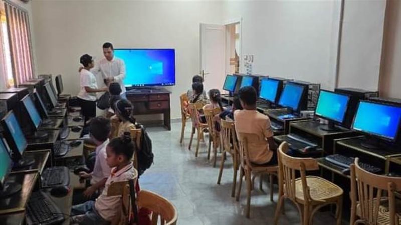 تدريب الاطفال بالوادى