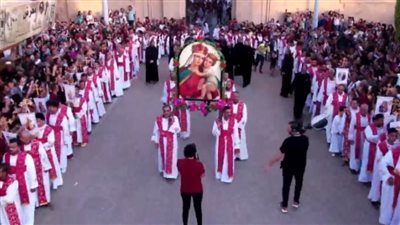 بحضور آلاف الأقباط.. ختام احتفالات عيد الحديد بالدير المحرق والجنادلة بأسيوط 