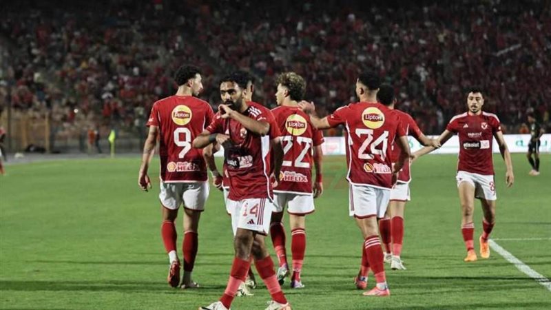 جانب من مباراة الأهلي