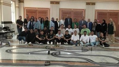 كلية الحاسبات والذكاء الاصطناعي تنظم مسابقة للسيارات الصغيرة بمقر جامعة القاهرة الدولية