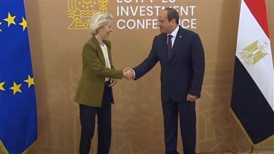 عاجل| الرئيس السيسي يشكر رئيسة المفوضية الأوروبية لجهودها في ترفيع العلاقات مع مصر