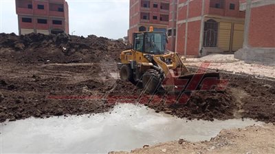 كفر الشيخ تواصل إزالة التعديات على الأراضى الزراعية ومخالفات البناء بسيدي سالم