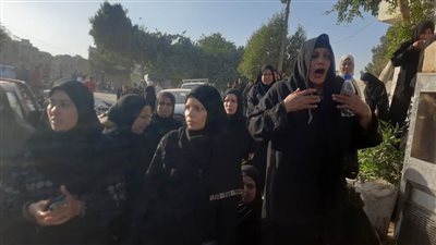 تشييع جنازة شاب قُتل على يد ميكانيكي بالشرقية 
