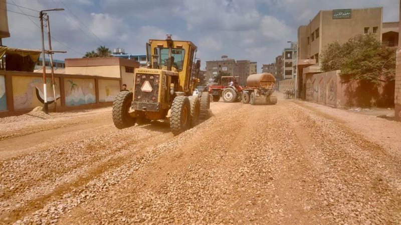 رصف شارع المدارس