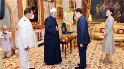 عاجل..ملك «تايلاند» يستقبل الإمام الأكبر ويشيد بجهود الأزهر في نشر قيم التسامح
