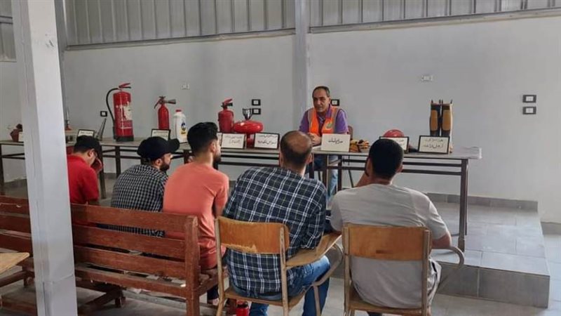 تدريب طلاب جامعة