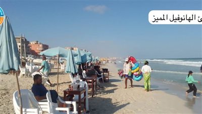 الرايات الخضراء والصفراء تكسو شواطئ الإسكندرية