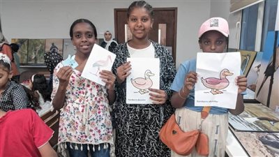 أول معرض صيفي للطيور بمكتبة مصر العامة بأسوان