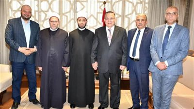 وزير الأوقاف يستقبل مفتي الجمهورية 