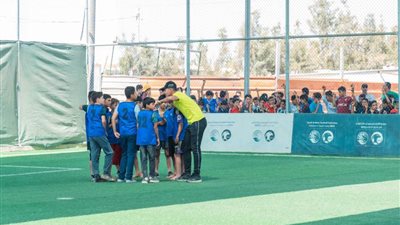 مركز الملك سلمان ينفذ برنامجًا رياضيًا في مخيم الزعتري للاجئين السوريين بالأردن