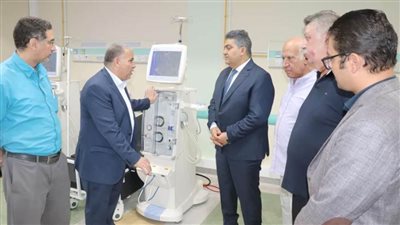 بالصور.. افتتاح وحدة الغسيل الكلوى بمستشفى أمراض وجراحات الكلى بجامعة طنطا