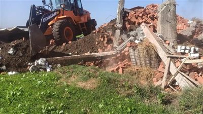 إزالة 47 حالة تعدٍ ضمن المرحلة الأولى من الموجة الـ23 لحملات التعديات ببني سويف