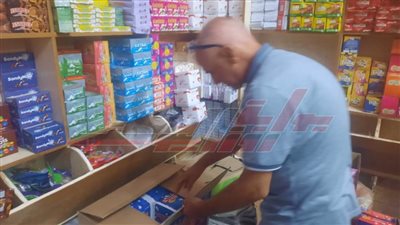 الحملات المكبرة على أسواق كفر الشيخ تحرر محاضر للمخالفين