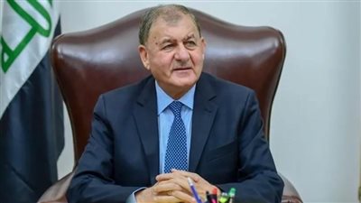 الرئيس العراقي يؤكد ضرورة توفير بيئة مناسبة لإعادة النازحين