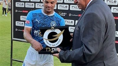 فخرى لاكاي رجل مباراة بيراميدز والاتحاد السكندرى