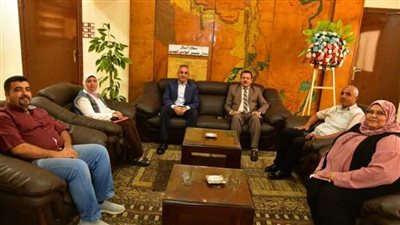 رئيس جامعة الوادي يلتقي رئيس جهاز التعمير