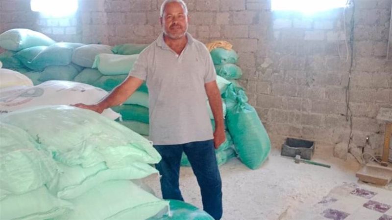 ضبط5.3 طن دقيق بلدى