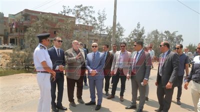 محافظ كفر الشيخ يتفقد قطاع ربط طريق دسوق المزدوج الجديد