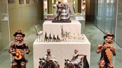 افتتاح معرض لتراث الفن الشعبي في مصر وبيرو بالمتحف القومي للحضارة المصرية