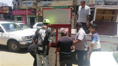 حملات مكبرة بأحياء أسوان لرفع 1243 حالة إشغال