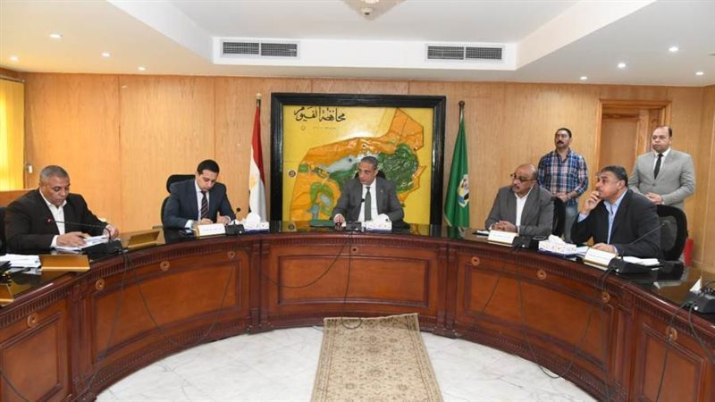 محافظ الفيوم خلال