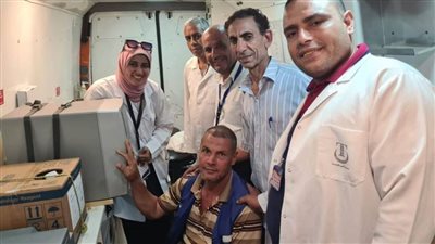 لأول مرة توفير جهاز تحليل صورة دم كاملة بمعمل الدم بالقوافل الطبية بالبحيرة