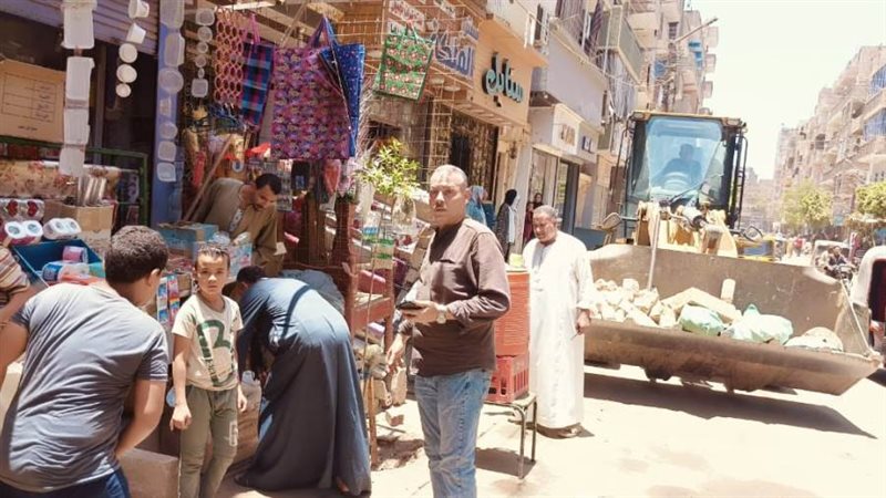 رفع الإشغالات بشوارع