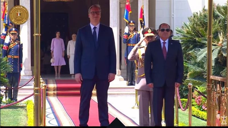 مراسم استقبال الرئيس