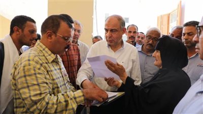 محافظ المنيا يتفقد المركز التكنولوجي ويعقد اجتماعًا مع رئيس مركز مغاغة ورؤساء الوحدات القروية
