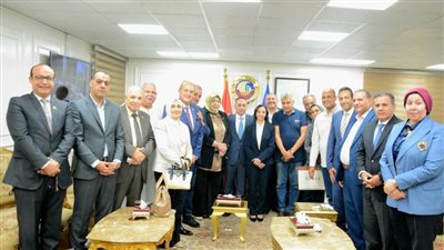 محافظ البحيرة تستقبل وفد الهيئة البرلمانية لحزب مستقبل وطن