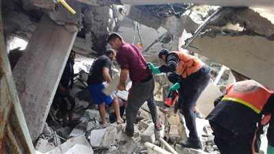 عاجل.. الدفاع المدني: انتشال 400 جثمان شهيد ومصاب من مجزرة المواصي