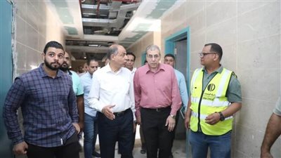 محافظ المنيا يتفقد الأعمال الإنشائية لمستشفى بني مزار التخصصي 