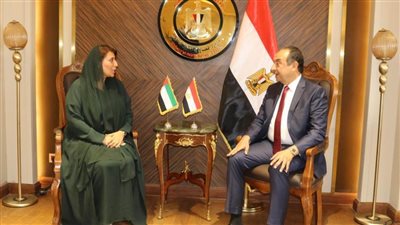 وزير قطاع الأعمال العام يستقبل سفيرة الإمارات بالقاهرة لبحث تعزيز التعاون المشترك